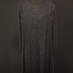 Old Navy Charcoal Long Sleeve Dress